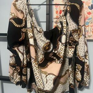 Elegant Women's Printed Top